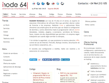 Tablet Screenshot of inode64.com